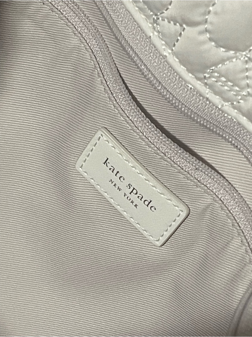 Kate Spade New York White Quilted purse - Picture 5 of 7